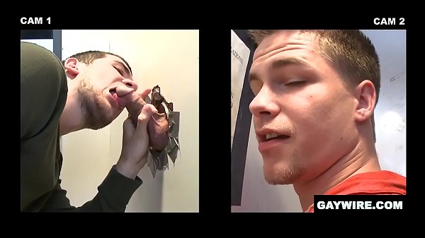 GAYWIRE - Jimmy Johnson Waits Behind The UnGLory Hole For Strange Cock To Pop Through