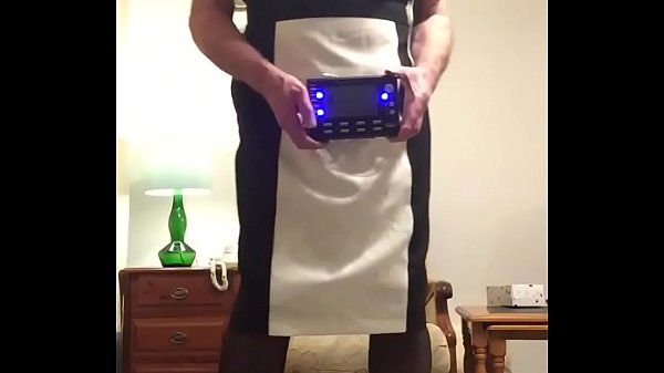 Crossdresser Johanna is wired up .  