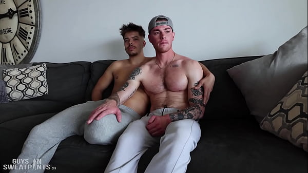 Both of their loads shot all over Evan  