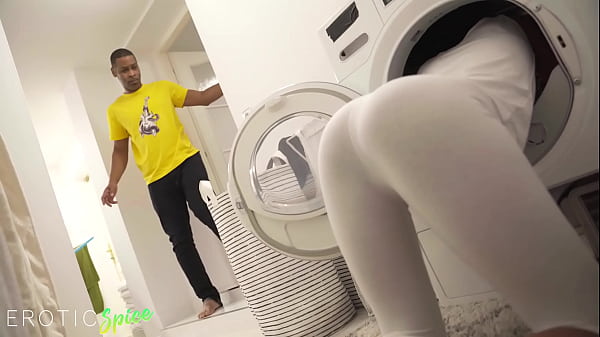 Skinny black teen is horny to seduce her clueless house mate because she wants his big black cock to fuck her ass for anal orgasms starring super hot Brazilian babe Selva Lapiedra  