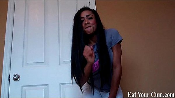 Open your mouth for your cum