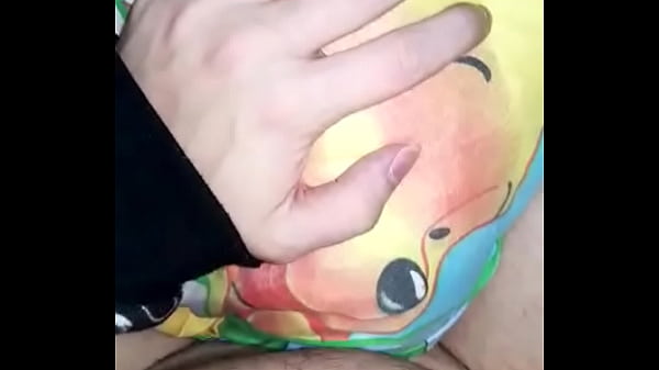 Gay boy banging his bed