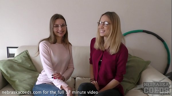 two super hot fashion models doing their first ever lesbian videos