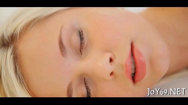 Solo girl stimulates tits and bawdy cleft