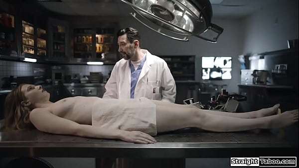 Depressed morgue employee Tommy haunted by Jane Doe.Ashley Lane visits him on his bed in his fantasy and he licks and fucks her pussy