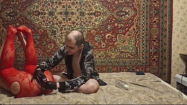 Anal dildo masturbation russian amateur homemade  