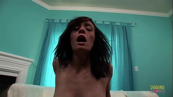 During an interview with a horny brunette milf he decides to plow her pierced pussy  