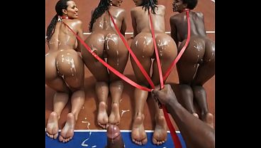 Blasting hot loads on my racing girl's asses (AI)