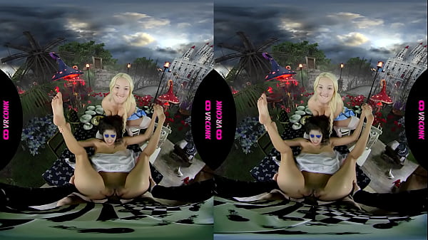 VRConk POV 3way Alice In Wonderland XXX Parody