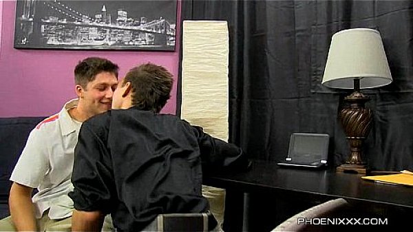 Homo fucked by coworker on camera