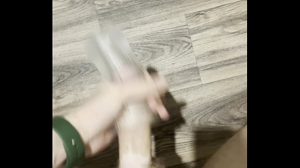 TWINK FLESHLIGHT ORGASM - WET, MESSY CUMMING WITH TONED ABS! Full Premium Video  