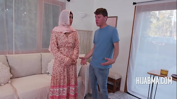 MILF In Hijab Fucks Young Neighbor For Webcam Content | Kell Fire , Rion King  