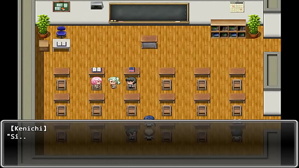 Mi sucia compa&ntilde;era escolar 01 Esp (NastyPlumpGF) - Me da su virginidad y en el gimnasio de la escuela