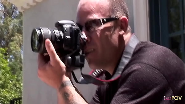 Andy's hypothetical lesbian trio, consisting of three individuals, is positioned next to the outdoor pool.  