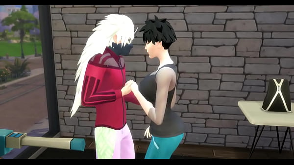 Naruto Hentai Episode 60 madara went to train and videl tells him that it helps her to do some exercises, he takes off her clothes and fucks her on the machine