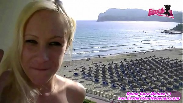 Blowjob von deutschem Urlaubsflirt auf mallorca im hotel - german teen homemade