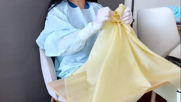 Nurse Rubber Glove by DominaFire