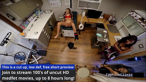 Asia Perez, Ami Rogue And Mina Get In Trouble For Concealing Contraband From Customs Officers Discovered During Group Strip Search At BondageClinicCom