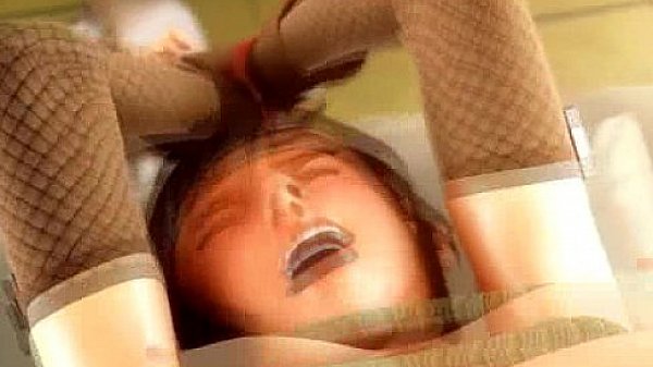 3D Teen Ninja Creampied!  