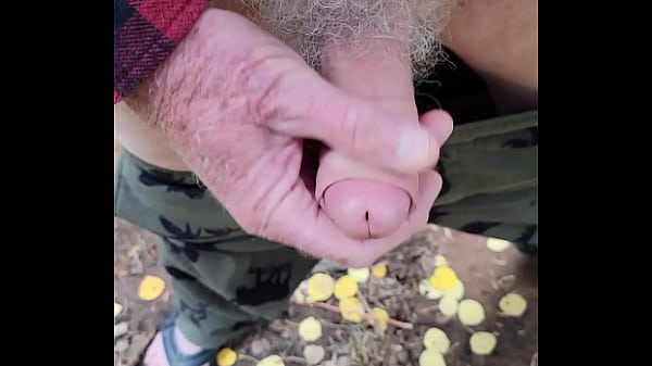 Jerking And Cumming In The Forest 1014