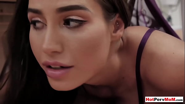 Stucked cougar fucked by her horny stepson