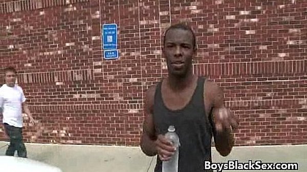 Blacks On Boys -Interracial Gay Hardcore Baeback Fuck Video 17