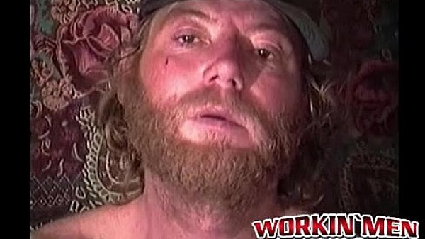 Mature stud paid to jerk off solo