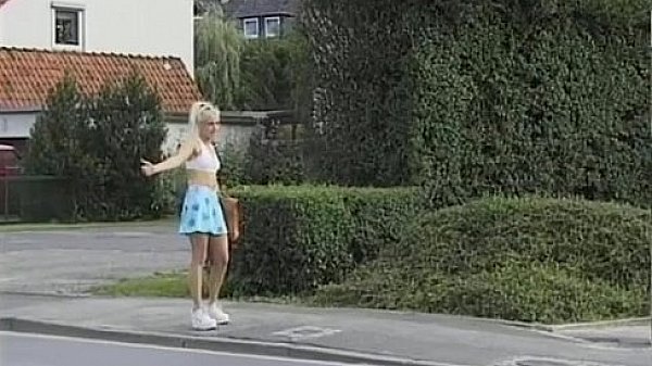 cute blonde german picked up for a wild sex ride in nature 