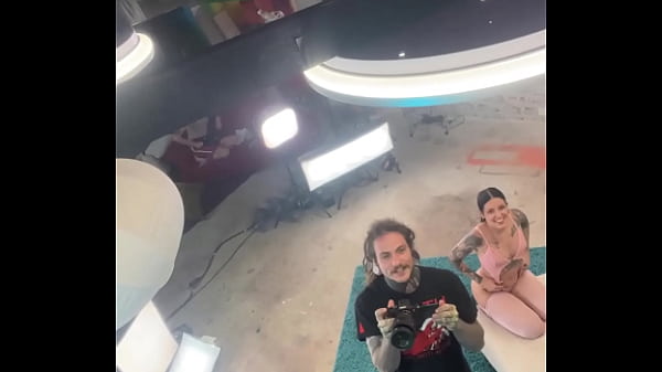 A Second Camera Secrets Tattooed Body Girl Teased in Photoshoot Before Tatttooed Man Wild Anal Ride & Ass to Mouth Feast  