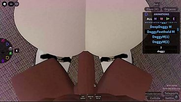 fucking this slut so hard in roblox  