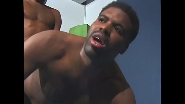 Horny stud deep throats randy black guy's tool on his knees