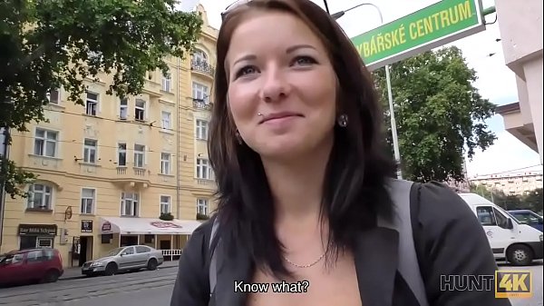 HUNT4K. Naughty colleen gains money for passionate sex with stranger