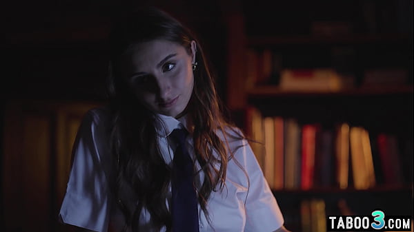 Naughty teen fucked in the ass hard by a perv priest