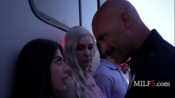 Saving Us From Cop (Stepmom And Stepdaughter)