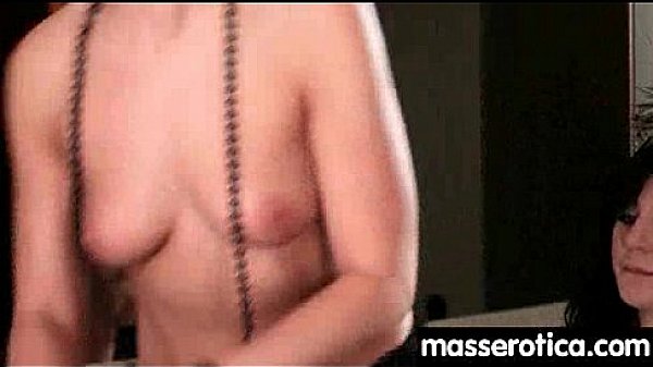 Massage therapist giving her patient some unknowing love 12