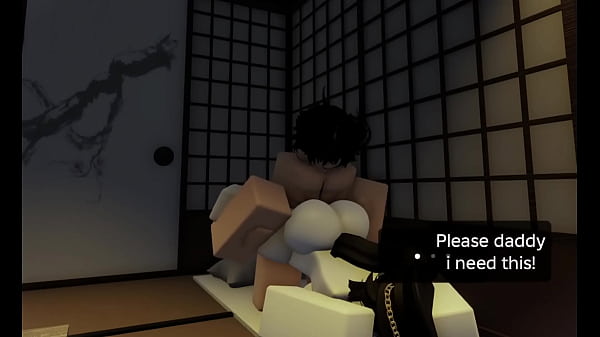 Filling up a Roblox Slut  