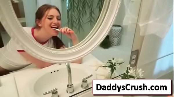 Foxy sluty girl in sex tape doing blowjob