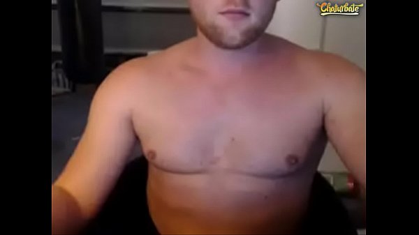 Muscle straight guy fucks himself with monster dildo on cam 2  