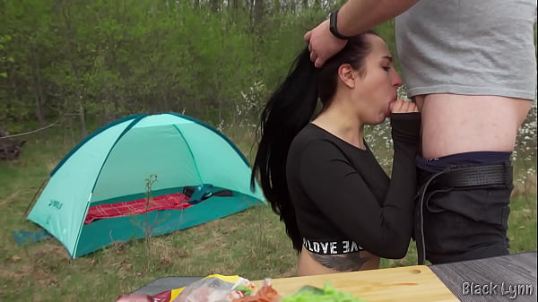 Hungry Stranger Provides His Dick in Exchange for a Sandwich - Side View