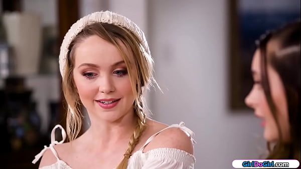 Petite reporter confesses shes a lesbian too but hasnt come out yet.The busty blonde gives her a kiss and then facesits her with her shaved pussy  