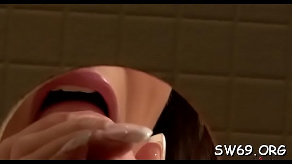 Tits, arse slimed at gloryhole 