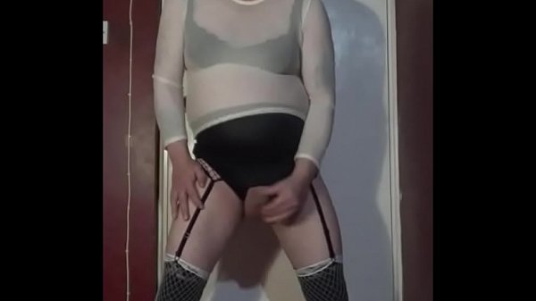 crossdressing sissy mark wright plays with his cock while asking for a real one 