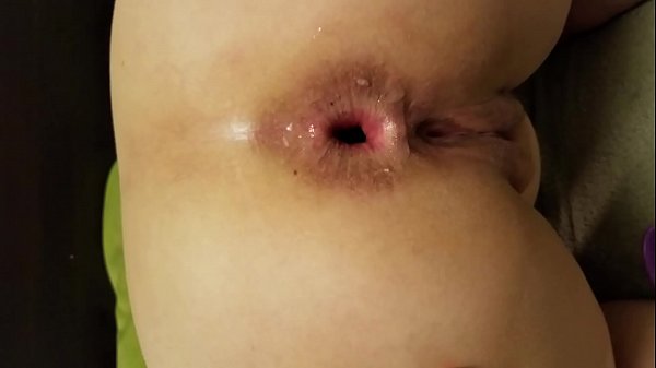 Anal gape con tapon anal y juguete Lucia94LOL  