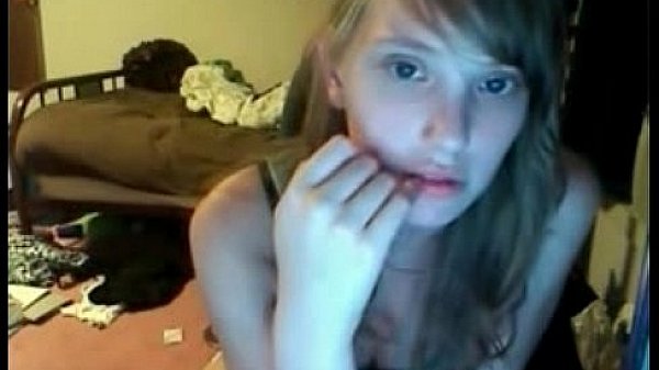 Young blonde in private