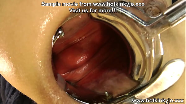 HKJ XO speculum & anal dildo really deep 