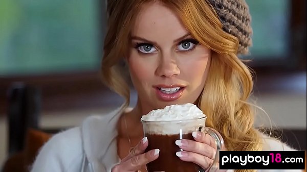 Stunning blondie presenting her perfect body