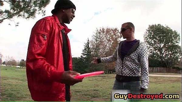 Justin gets ass fucked by fat black cock gay porno