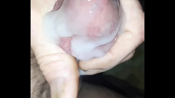 Masturbating with cum shot  