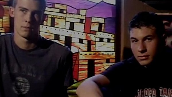 Twinks' Threesome Blowjob While Video Taping