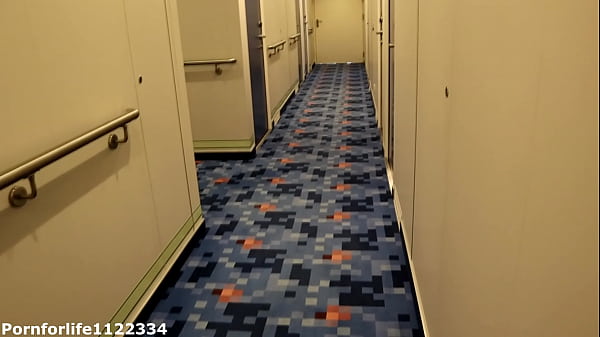 First time on cruise ship and first hardcore fucking in it with cum on bubble butt